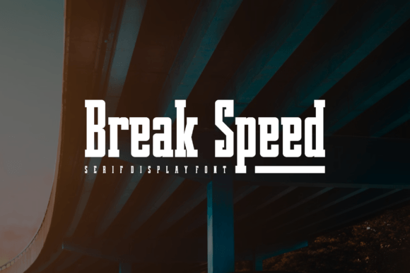 Breakspeed Font: A Bold Modern Typeface for Dynamic Brand Campaigns
