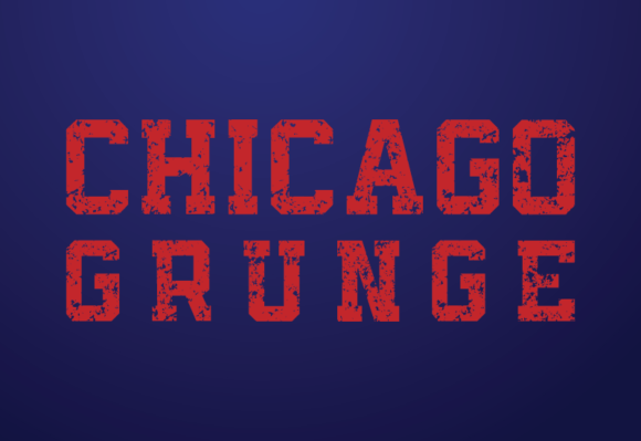 Chicago Grunge: A Clean Retro Serif Font for Crafters and Makers