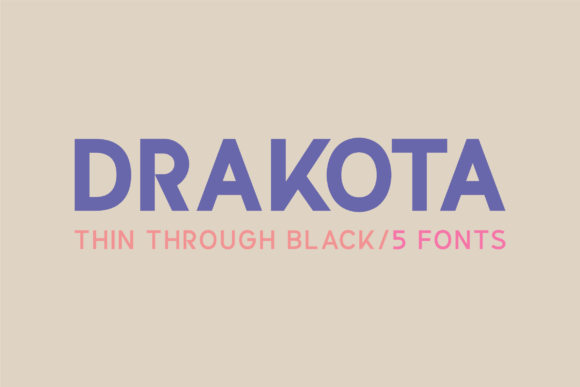 Drakota: A Modern Sans Serif Font for Elegant Editorial Design