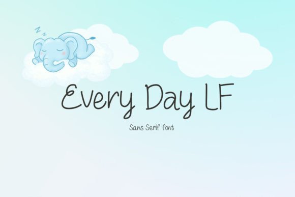 Every Day Lf: A Stylish Handwritten Font for Casual Branding and Digital Campaigns