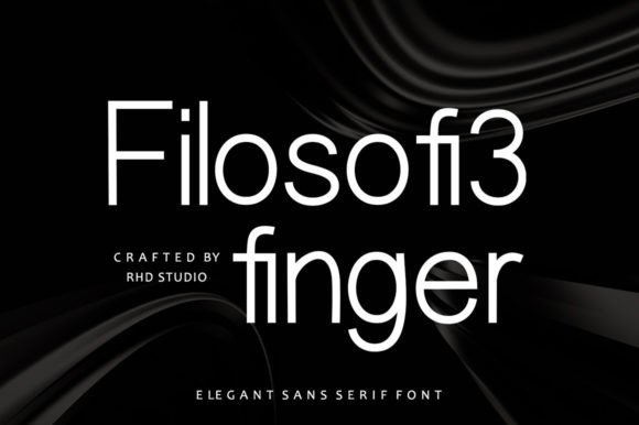 Filosofi3 Finger Font for Elegant Campaign Design