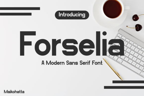 Forselia: A Clean, Contemporary Font for Modern Branding Projects