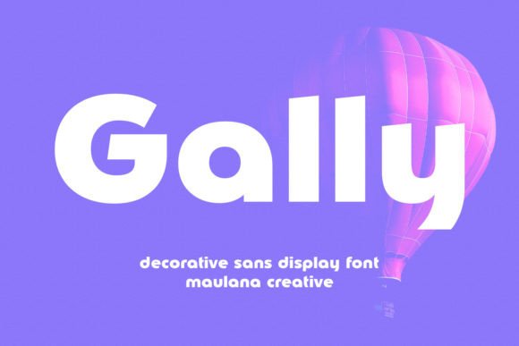 Gally Font Review: Bold Sans Serif Display Type