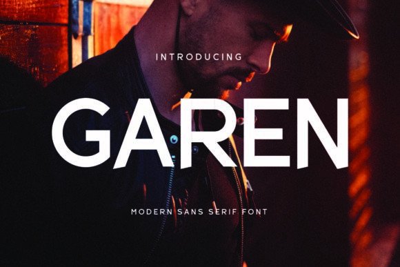 Garen Font: Minimalist Sans Serif for Business Branding