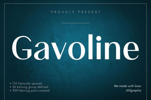 Gavoline Font: Elevate Marketing Visuals & Brand Identity