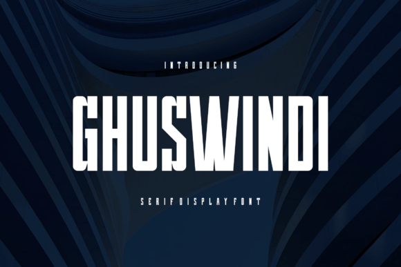Ghuswindi Font: A Bold Sans Serif for Modern Branding Projects