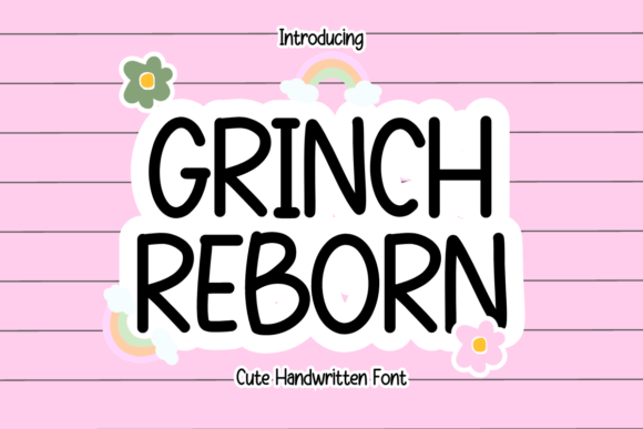 Grinch Reborn Font: A Cute Handwritten Typeface for Web Design and Digital Branding
