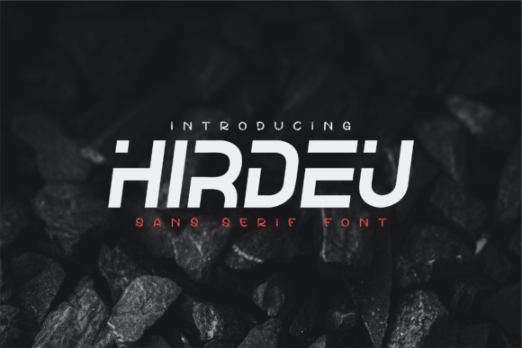 Hirdeu: A Bold Serif Font for Editorial Design and Digital Publishing