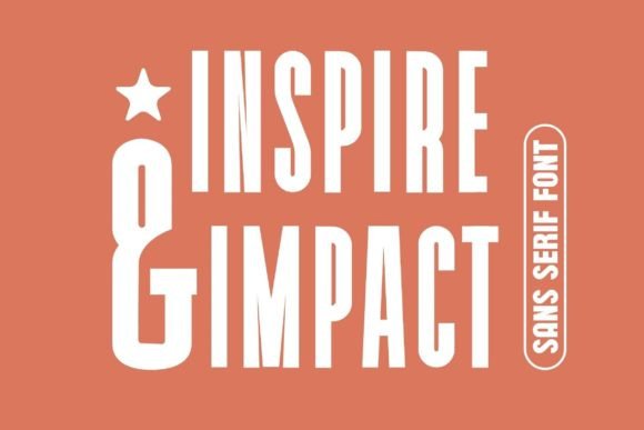 Inspire Impact: A Modern Sans Serif Font for Crafters and Makers