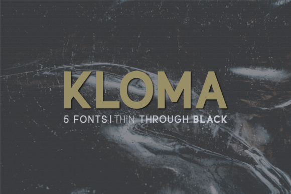 Kloma: A Clean Sans Serif Font for Small Business Branding