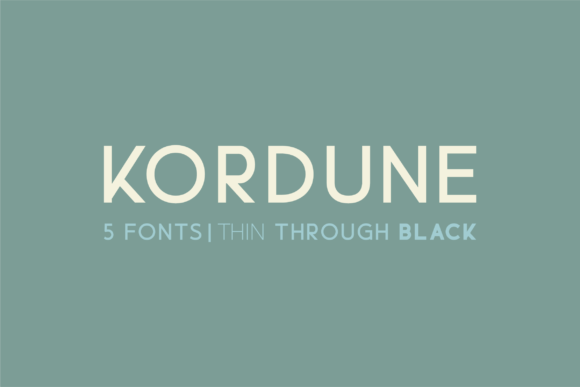 Kordune Font: Modern Elegance for Small Business Branding