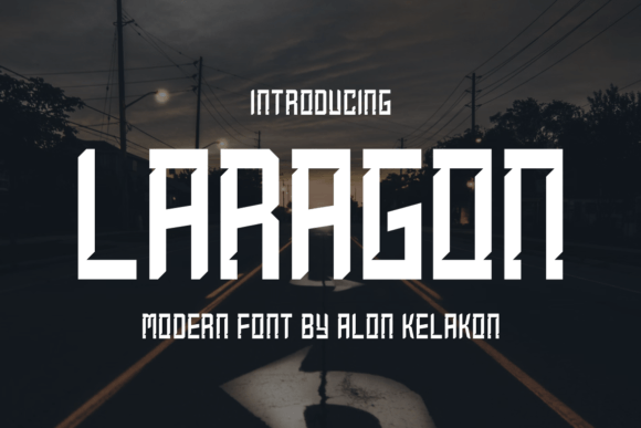 Laragon: A Bold Serif Font for Crafters and Product Designers