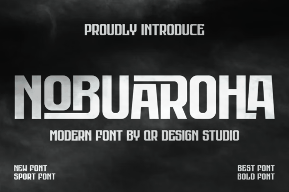 Nobuaroha Font: Bold Display Type for Impactful Campaigns