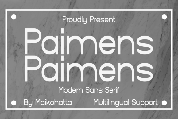Paimens Font Review for Editorial Design