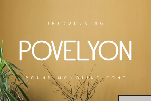 Povelyon Font: Elevating Boutique Brand Identity Design