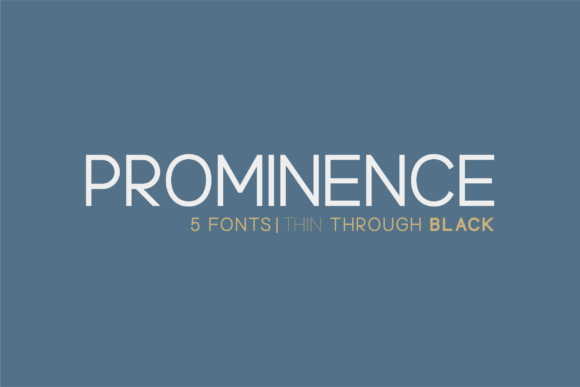 Prominence Font: Modern Elegance for Web and Digital Design