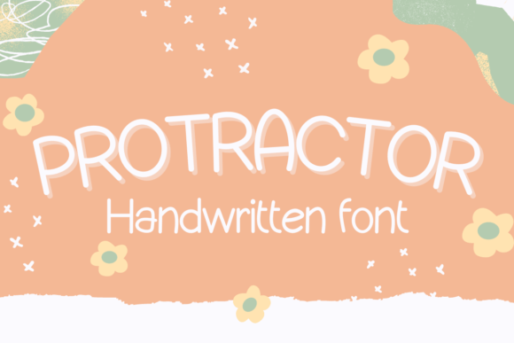 Protractor Font: Handwritten Style for Digital Marketing
