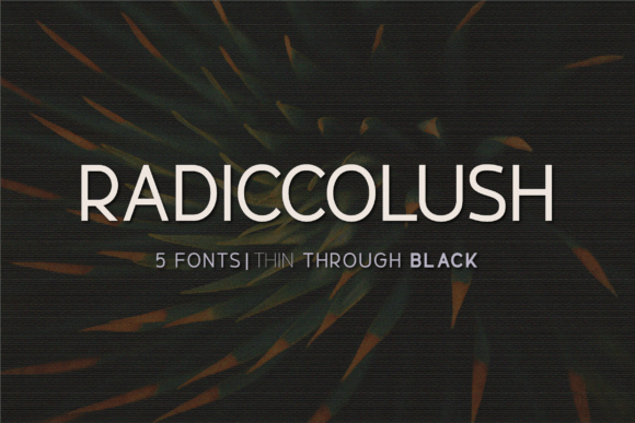 Radiccolush: A Versatile Sans Serif Font That Elevates Small Business Branding