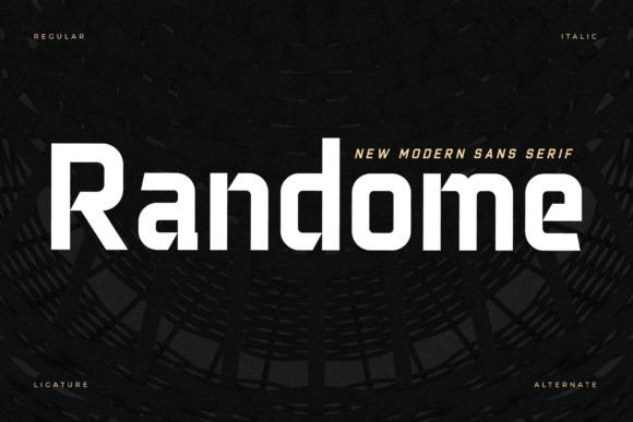 Randome Font: Elevating Editorial Design with Bold Serifs