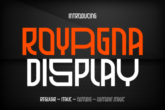 Royagna Font for Editorial Design and Branding