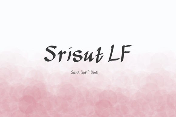 Srisut Lf: A Sharp & Quirky Handwritten Font for Makers and Creative Sellers