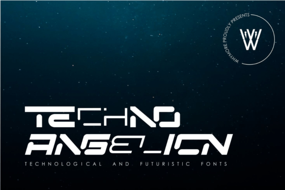 Techno Angelion: A Futuristic Sans Serif Font for Elegant Editorial Design