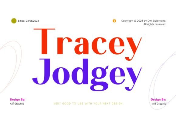 Tracey Jodgey Font Review for Modern Digital Campaigns