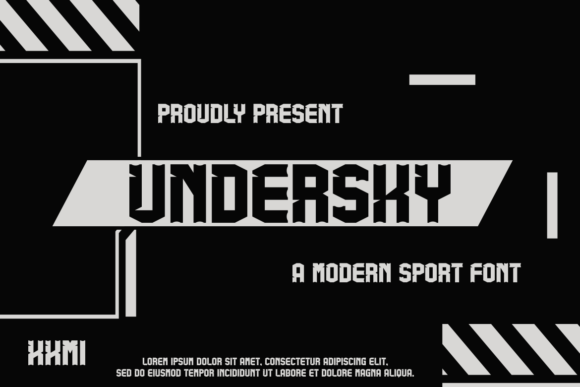 Undersky Font: Bold Sans Serif for Modern Branding