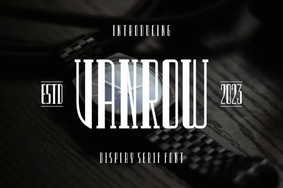 Vanrow Font Review: Bold Serif Typography for Editorial Design