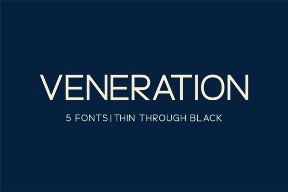 Veneration Font: Modern Sans Serif for Scroll-Stopping Brand Content