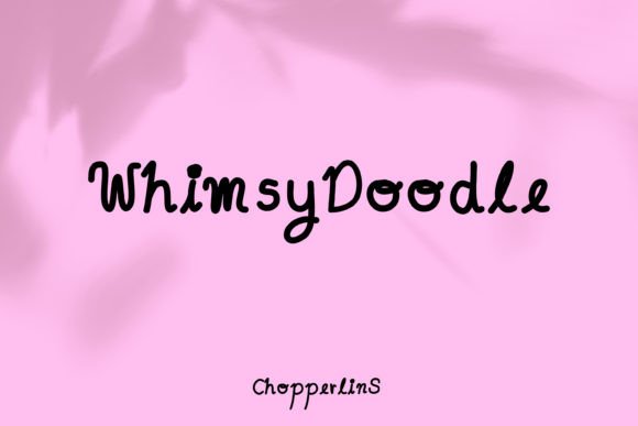 Whimsydoodle Font: A Playful Typeface for Creative Branding